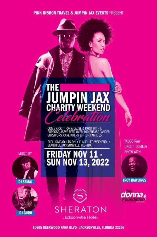 Jumpin Jax Charity Weekend Celebration Pink Ribbon Travel LLC